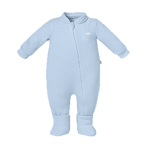 Macacão Longo Com Zíper Hug Microsoft Azul Místico