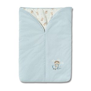 Porta Bebê Hug Terra de Aventuras Azul Claro