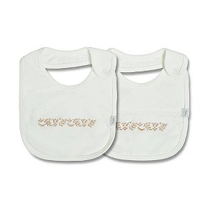 Kit Com 2 Babadores Hug Sublime Bege