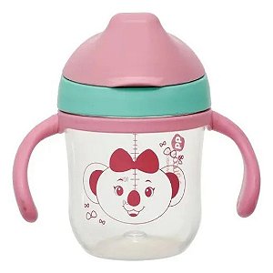Copo de Treinamento Lilica Ripilica Bico Silicone 220ML Rosa