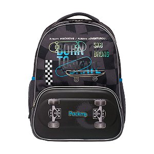 Mochila de Costas Pacific Pack Me Sk8 Preto