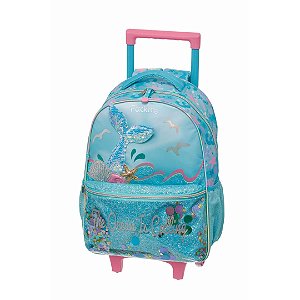 Mochila de Rodinhas Pacific Com Alça Pack Me Ocean Azul