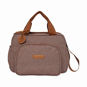 Bolsa Maternidade Pirulitando Baby Média Sentimento Marrom