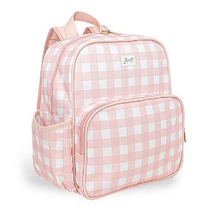 Mochila de Maternidade Just Baby Vichy Rosa