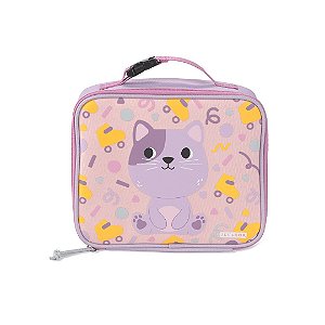 Lancheira Térmica Skip Hop Clássica Besties Gatinha Rosa