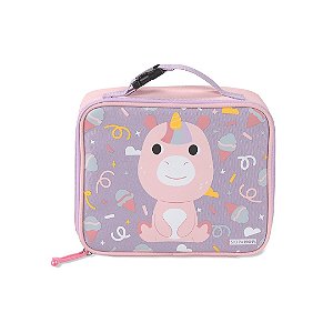 Lancheira Térmica Skip Hop Clássica Besties Unicórnio Rosa