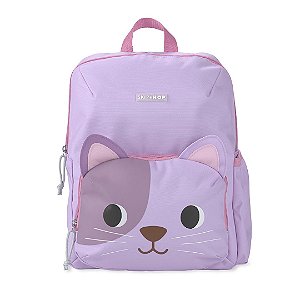 Mochila Escolar Skip Hop Besties Gatinha Lilás