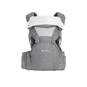 Canguru Safety 1SF Hipseat 5 Em 1 Wallaby Grey Cinza