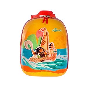 Mochila Pequena Maxtoy Princesa Moana Laranja