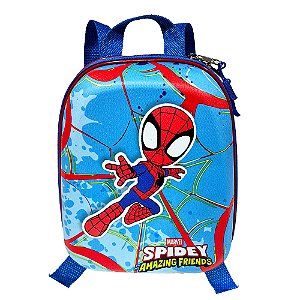 Mochila Pequena Maxtoy Spidey Peter Azul