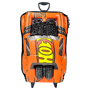 Mochila de Rodinhas 3D Maxtoy HW Night Shifter Laranja