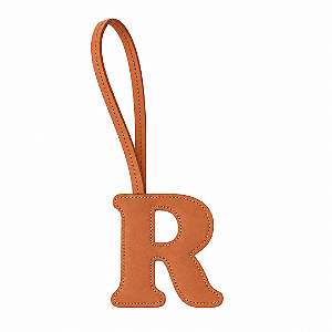 Chaveiro Letra Masterbag Letra R Caramelo