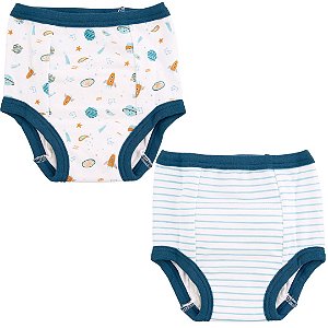Cueca de Desfralde Buba 2 Unidades P Espaço Azul