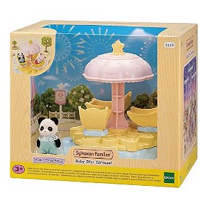 Brinquedo Sylvanian Families Carrossel Estrela Para Bebês