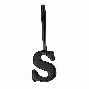 Chaveiro Letra Masterbag Letra S Preto