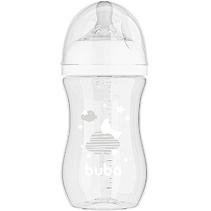 Mamadeira Buba Easy Flow Nuvem 270ml Branco