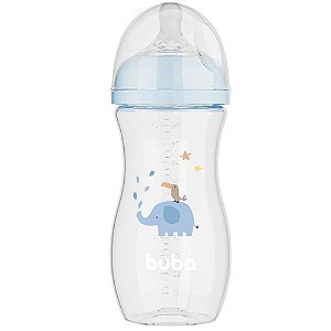 Mamadeira Buba Easy Flow Elefante 330ml Azul