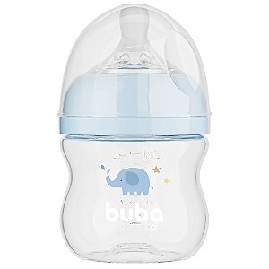 Mamadeira Buba Easy Flow Elefante 120ml Azul