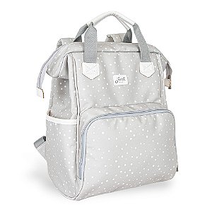 Mochila de Maternidade Just Baby Multifuncional Bunny Cinza