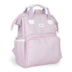 Mochila de Maternidade Just Baby Multifuncional Bunny Lilás