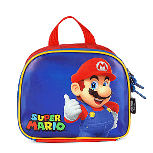 Lancheira Térmica Luxcel Super Mario Joia Vermelho
