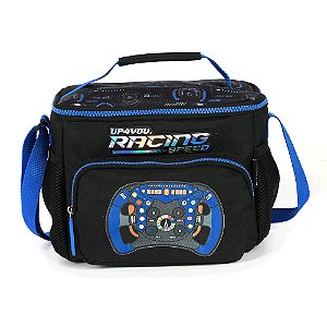Lancheira Térmica Luxcel Up4You Racing Preto e Azul