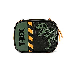 Estojo Box 100 Pens Luxcel Up4You T-Rex Fita Danger Preto