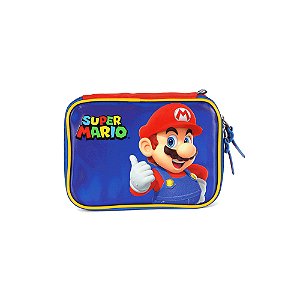 Estojo Box 100 Pens Luxcel Super Mario Joia Vermelho