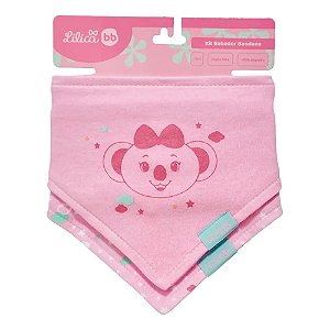 Kit Babador Bandana Lilica Ripilica Happy Sky Rosa
