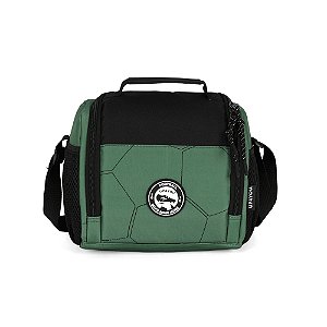 Lancheira Escolar Luxcel Up4You Bola Futebol Verde