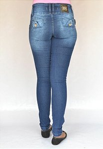 Calça Jeans Feminina Deerf Azul com Elastano