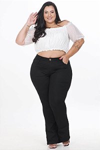 Calça Jeans Plus Size Flare Dessyka