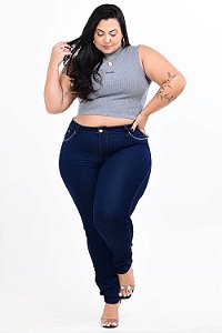 Calça Jeans Latitude Plus Size Skinny Ducicleia