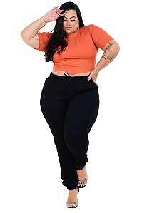 Calça Jeans Latitude Plus Size Jogger Aurilete