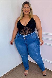 Calça Jeans Plus Size Skinny Ceberliana