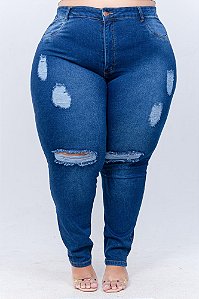 Calça Jeans Plus Size Skinny Kayllen