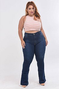 Calça Jeans Potencial Plus Size Flare Acilange (Formato Pequeno)