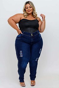 Calça Jeans Plus Size Skinny Shawana
