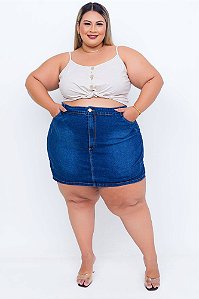 Shorts Saia Jeans Plus Size Nadjamara