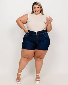 Shorts Jeans Curto Plus Size Elisabethe