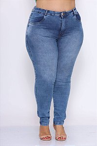Calça Jeans Plus Size Skinny Hyngrid