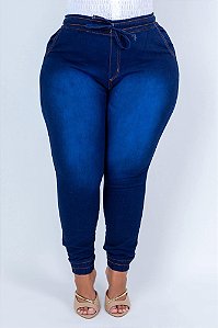 Calça Jeans Plus Size Jogger Thailisy