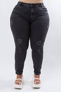 Calça Jeans Plus Size Skinny Celyce