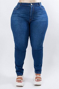 Calça Jeans Plus Size Reta Judinara