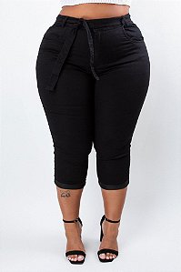 Calça Jeans Plus Size Capri Eudismar