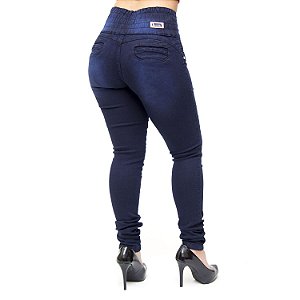 Calça Jeans Thomix Skinny com Elástico Dolaine Azul