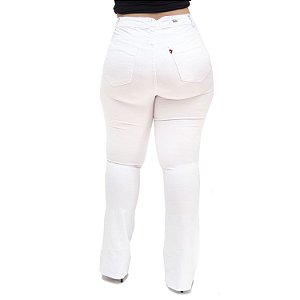 Calça Jeans Feminina Cambos Plus Size Flare Taizi
