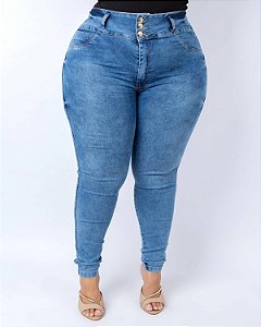 Calça Jeans Plus Size Skinny Eloar