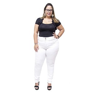 Calça Jeans Credencial Plus Size Skinny Hallesa