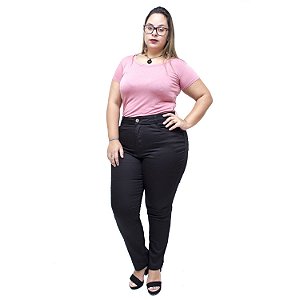 Calça Jeans Uvx Plus Size Cigarrete Iraide